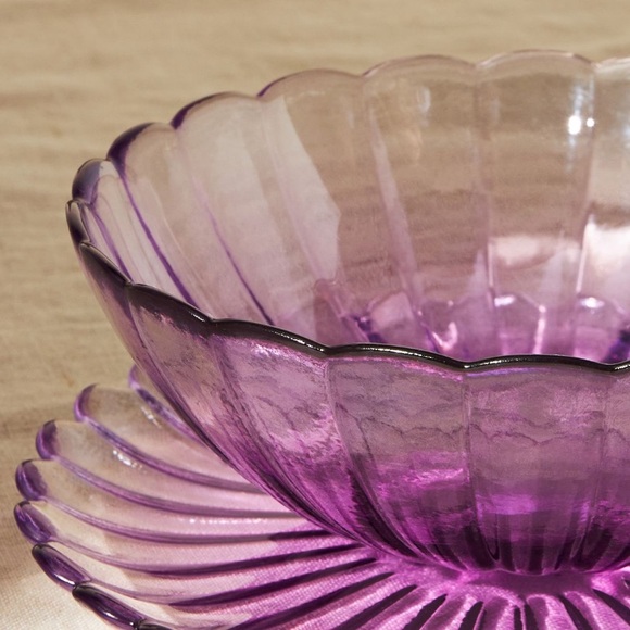 Glinda glass Bowl set of 2 - Picture 3 of 6